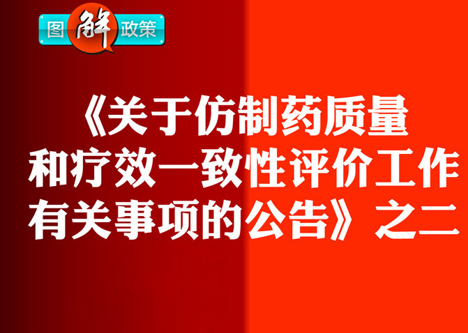 图解政策：关于仿制药质量和疗效一致性评价工作有关事项的公告之二